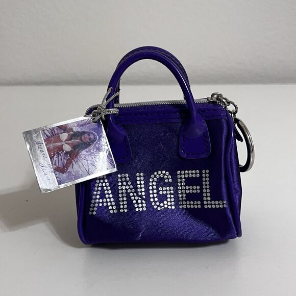 Victoria's Secret Purple Dream ANGEL Mini Purse Bag Keychain - Picture 1 of 15